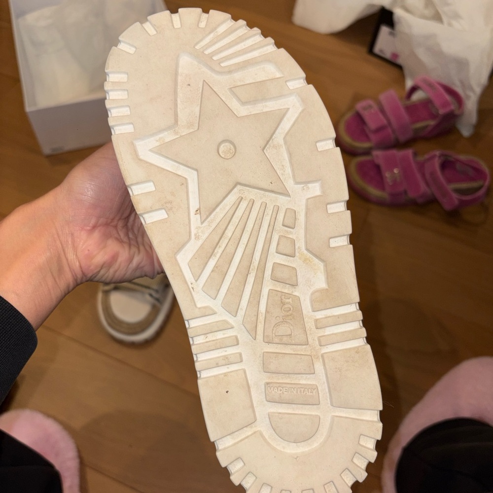 Dior White and Tan Sandals - Picture 4 of 4
